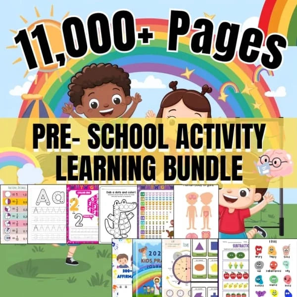11,000+ Kids Worksheets Bundle..