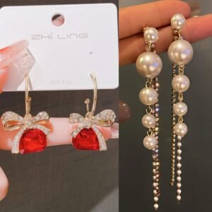 Korean beautiful New Design combo Pack of two Combo Women Earring